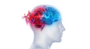 치과 공포증의 심리적 상태를 시각화한 3D 일러스트